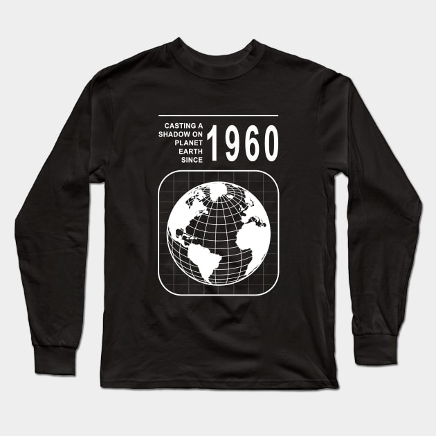 1960 birth year Long Sleeve T-Shirt by Duckfieldsketchbook01